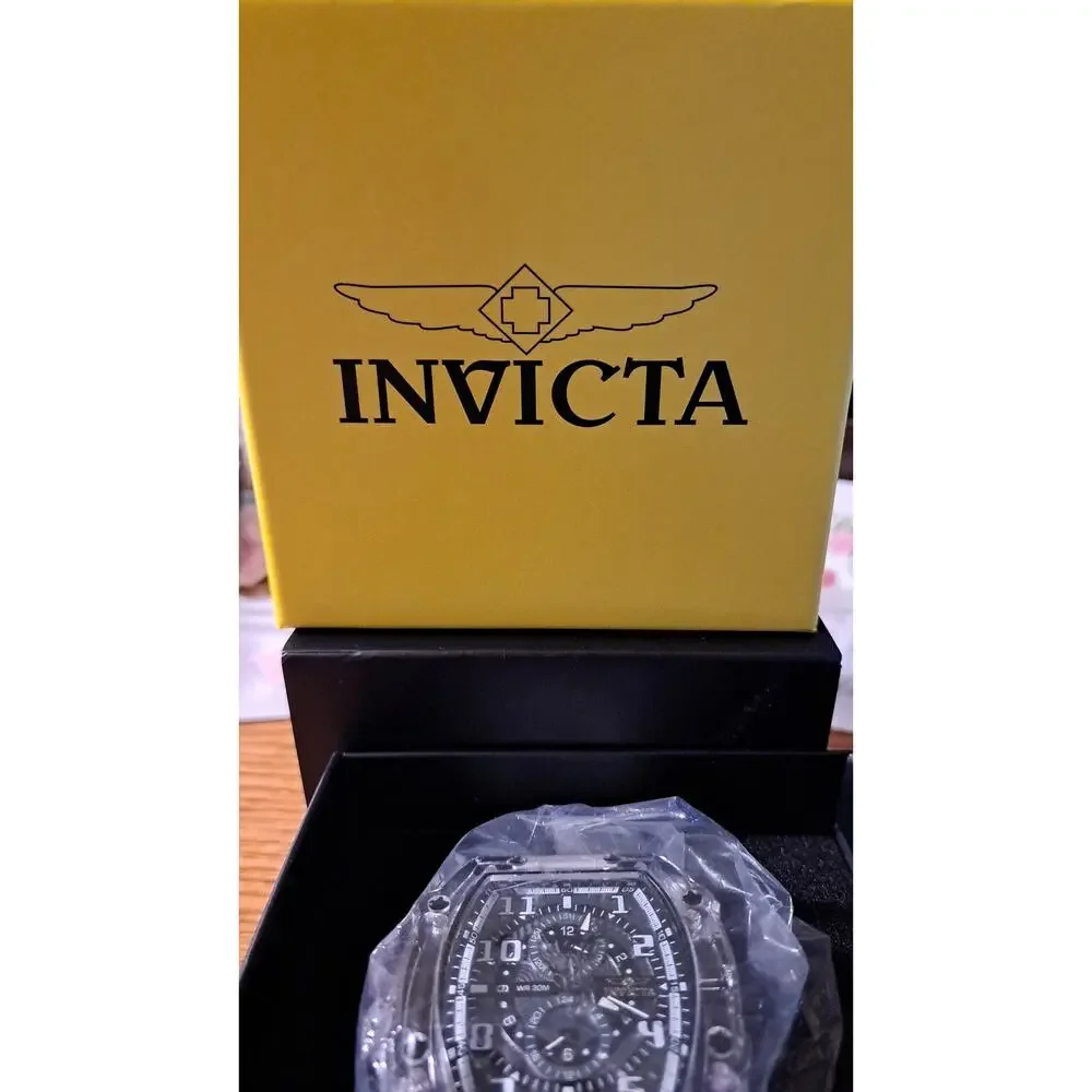 Invicta 48719 Racing Cyclone Men's Watch 48.8mm White Band Unisex